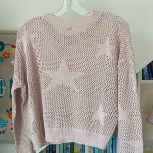 Light pink star sweater